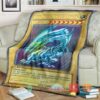 Yu Gi Oh Blue Eyes White Dragon 1St Edition Blanket 4