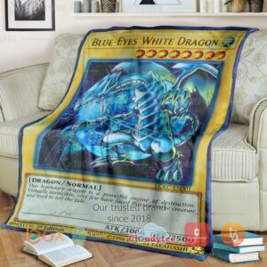 Yu Gi Oh Blue Eyes White Dragon Blanket 5