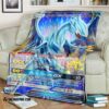 Yu Gi Oh Blue Eyes White Dragon Gx Soft Blanket
