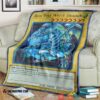 Yu Gi Oh Blue Eyes White Dragon Soft Blanket 1