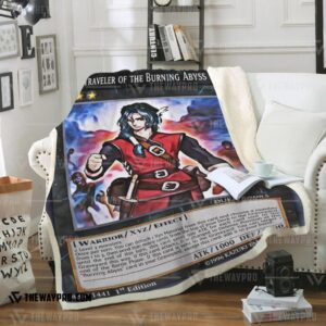 Yu Gi Oh Dante Traveler Of The Burning Abyss Soft Blanket 1