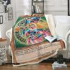 Yu Gi Oh Dark Magician Girl Brown Soft Blanket