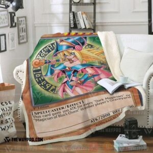 Yu Gi Oh Dark Magician Girl Brown Soft Blanket