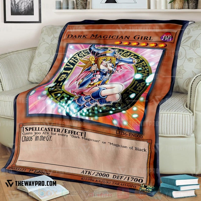 Yu Gi Oh Dark Magician Girl Soft Blanket Yu Gi Oh Dark Magician Girl Soft Blanket