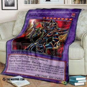 Yu Gi Oh Dark Paladin Card Soft Blanket 3