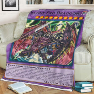 Yu Gi Oh Destiny End Dragoon Full Print Soft Blanket