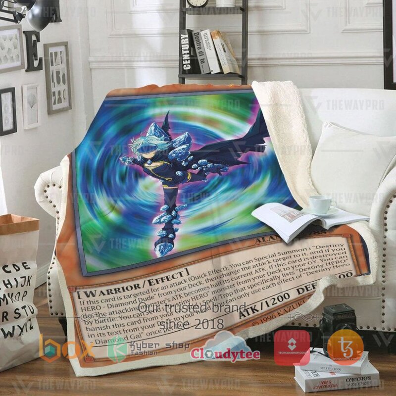 Yu Gi Oh Destiny Hero Diamond Gal Blanket 1 Yu Gi Oh Destiny Hero Diamond Gal Blanket 1