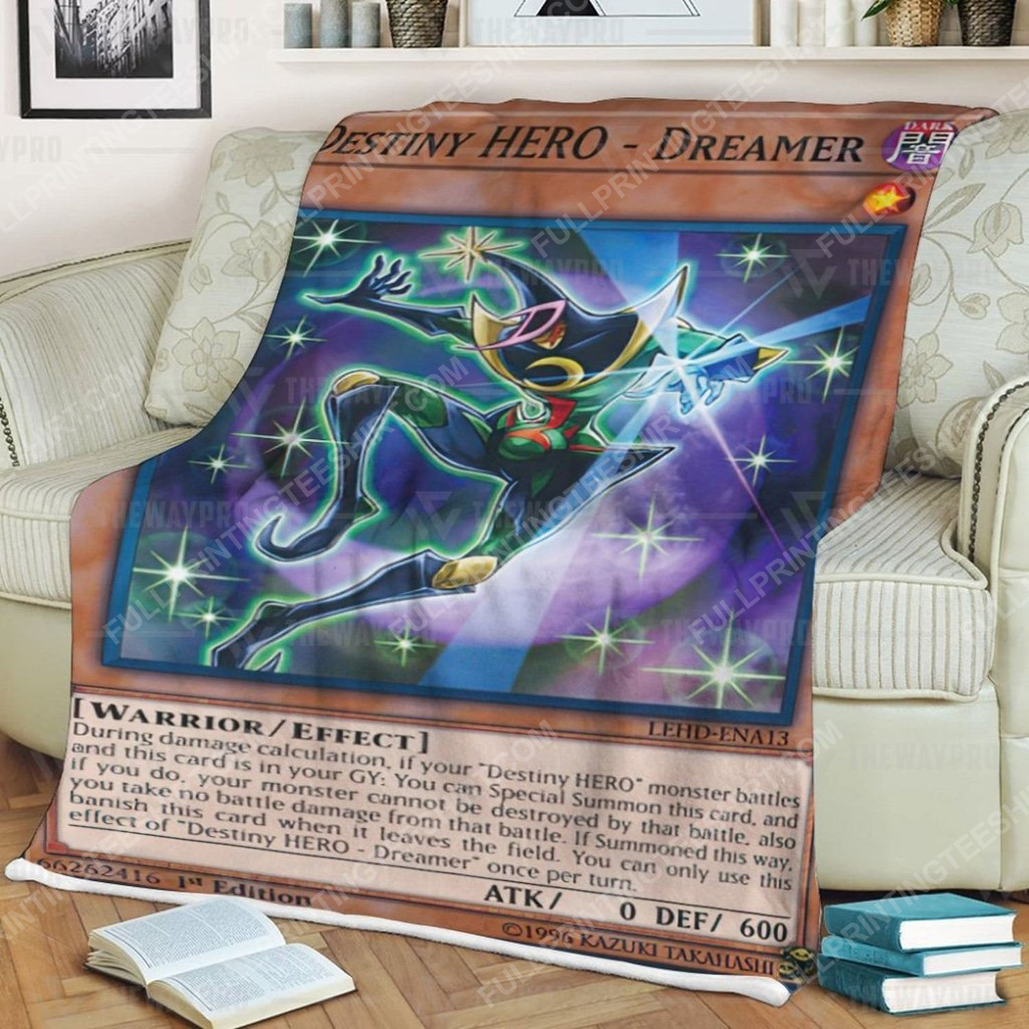 Yu Gi Oh Destiny Hero Dreamer Full Print Soft Blanket Yu Gi Oh Destiny Hero Dreamer Full Print Soft Blanket