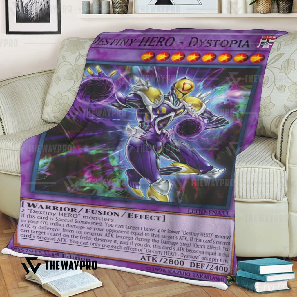 Yu Gi Oh Destiny Hero Dystopia Blanket Yu Gi Oh Destiny Hero Dystopia Blanket