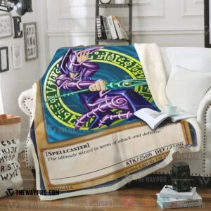Yu Gi Oh Duel Links Cards Dark Magician Soft Blanket 4