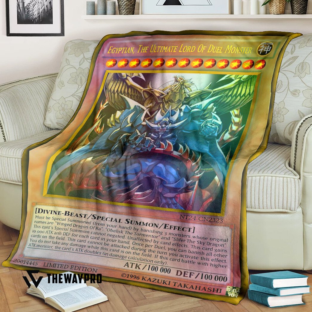 Yu Gi Oh Egyptian The Ultimate Lord Of Duel Monster Blanket Yu Gi Oh Egyptian The Ultimate Lord Of Duel Monster Blanket