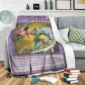 Yu Gi Oh Elemental Hero Flame Wingman Blanket