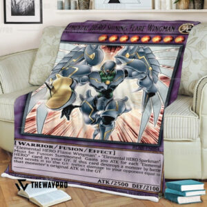 Yu Gi Oh Elemental Hero Shining Flare Wingman Blanket