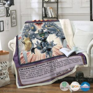 Yu Gi Oh Elemental Hero Shining Flare Wingman Blanket 5