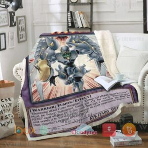 Yu Gi Oh Elemental Hero Shining Flare Wingman Blanket 6