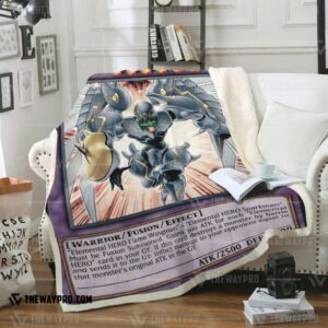 Yu Gi Oh Elemental Hero Shining Flare Wingman Blanket 7