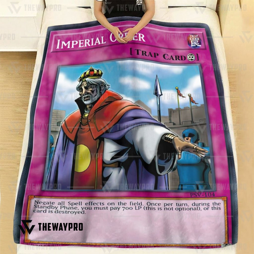 Yu Gi Oh Imperial Order Blanket Yu Gi Oh Imperial Order Blanket