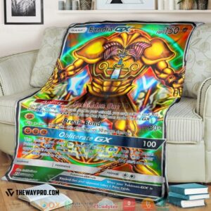 Yu Gi Oh Pkm Exodia Gx Soft Blanket 3