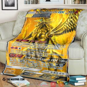 Yu Gi Oh Pkm The Winged Dragon Of Ra Soft Blanket 2