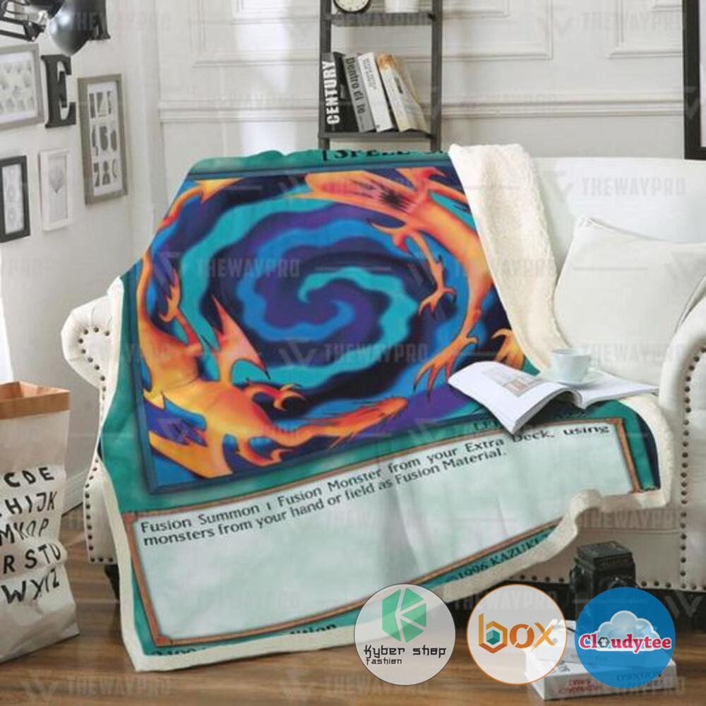 Yu Gi Oh Polymerization Custom Soft Blanket Yu Gi Oh Polymerization Custom Soft Blanket
