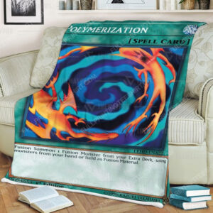 Yu Gi Oh Polymerization Full Print Soft Blanket