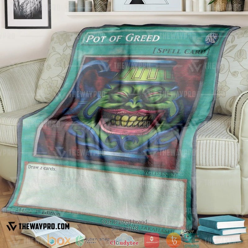Yu Gi Oh Pot Of Greed Soft Blanket 4 Yu Gi Oh Pot Of Greed Soft Blanket 4