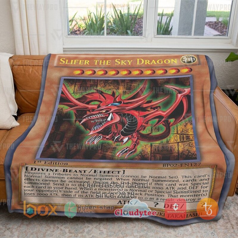 Yu Gi Oh Slifer The Sky Dragon Blanket Yu Gi Oh Slifer The Sky Dragon Blanket