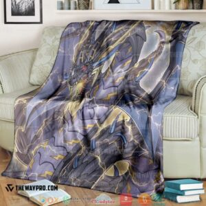Yu Gi Oh Thunder Dragon Colossus Soft Blanket 4