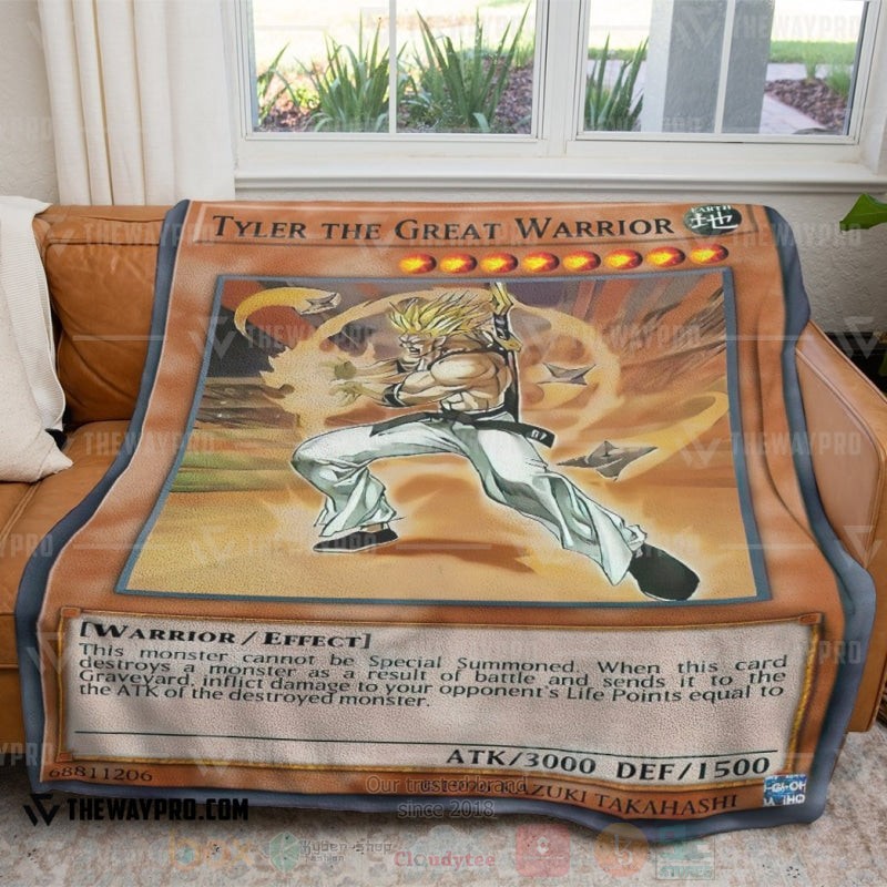 Yu Gi Oh Tyler The Great Warrior Soft Blanket Yu Gi Oh Tyler The Great Warrior Soft Blanket
