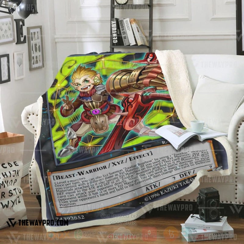 Yu Gi Oh Zoodiac Boarbow Soft Blanket Yu Gi Oh Zoodiac Boarbow Soft Blanket