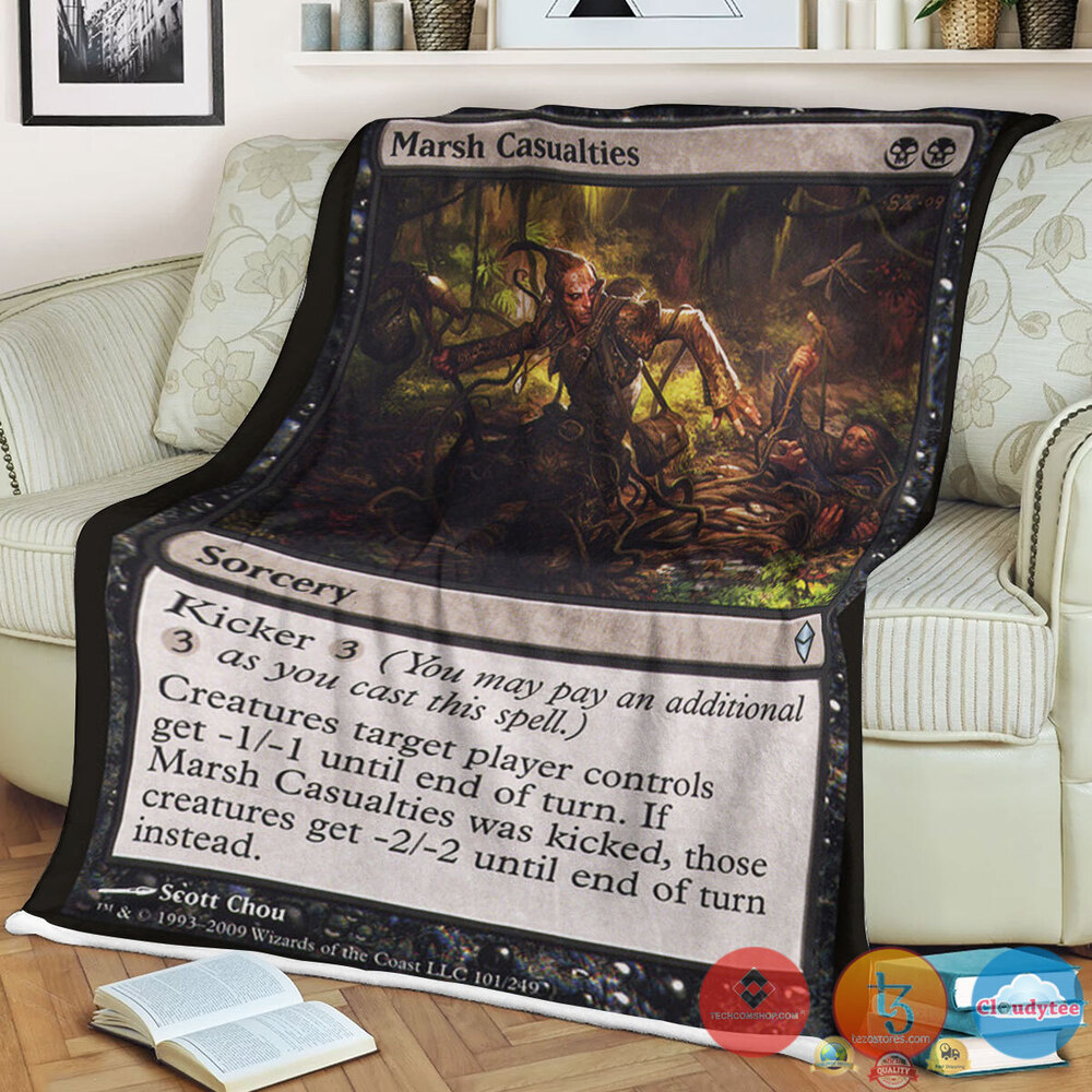 Zen 101 Marsh Casualties Fleece Blanket Zen 101 Marsh Casualties Fleece Blanket