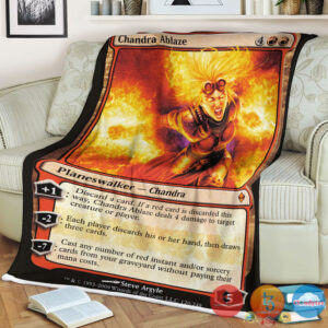 Zen 120 Chandra Ablaze Fleece Blanket