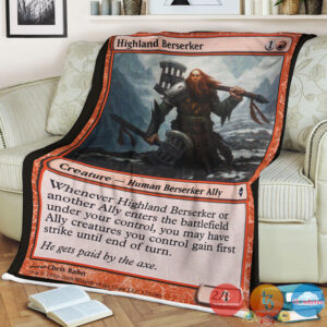 Zen 132 Highland Berserker Fleece Blanket