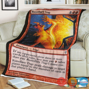 Zen 146 Runeflare Trap Fleece Blanket