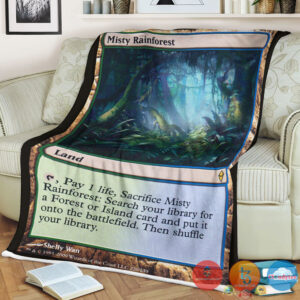 Zen 220 Misty Rainforest Fleece Blanket