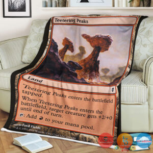 Zen 226 Teetering Peaks Fleece Blanket
