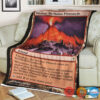 Zen 228 Valakut The Molten Pinnacle Fleece Blanket