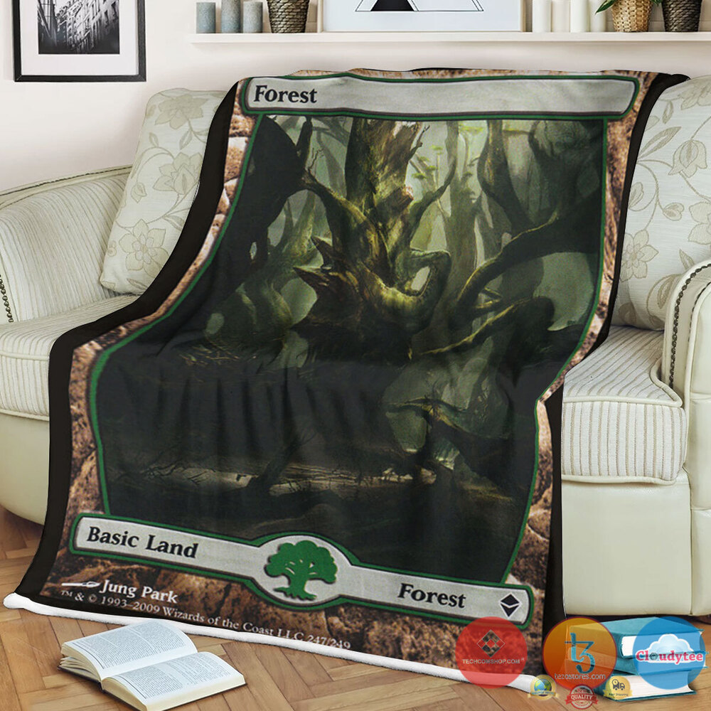 Zen 247 Forest Fleece Blanket Zen 247 Forest Fleece Blanket
