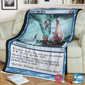 Zen 48 Into The Roil Fleece Blanket
