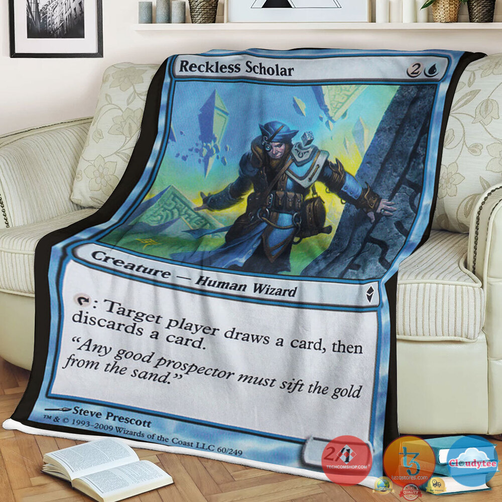 Zen 60 Reckless Scholar Fleece Blanket Zen 60 Reckless Scholar Fleece Blanket