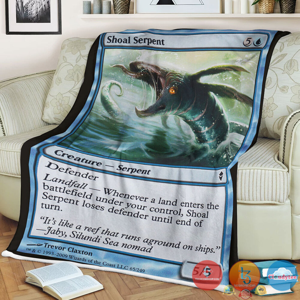 Zen 65 Shoal Serpent Fleece Blanket Zen 65 Shoal Serpent Fleece Blanket