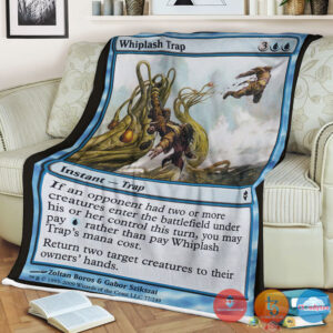Zen 77 Whiplash Trap Fleece Blanket