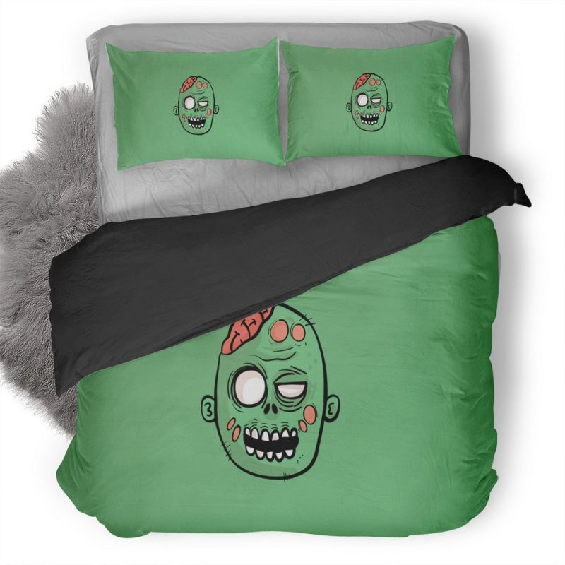 Zombie Minimalist Zn Duvet Cover and Pillowcase Set Bedding Set Zombie Minimalist Zn Duvet Cover and Pillowcase Set Bedding Set