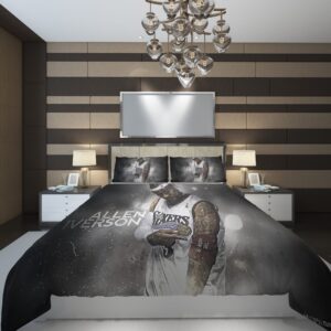 allen iverson NBA Basketball ize Duvet Cover and Pillowcase Set Bedding Set scaled 1