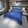 blue logo Mario Bros minimalism Paper Mario Duvet Cover and Pillowcase Set Bedding Set scaled 1