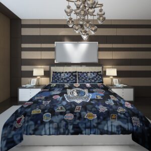 club nba 1 NBA Basketball ize Duvet Cover and Pillowcase Set Bedding Set scaled 1