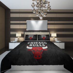 cool nba chicago bulls NBA Basketball ize Duvet Cover and Pillowcase Set Bedding Set scaled 1