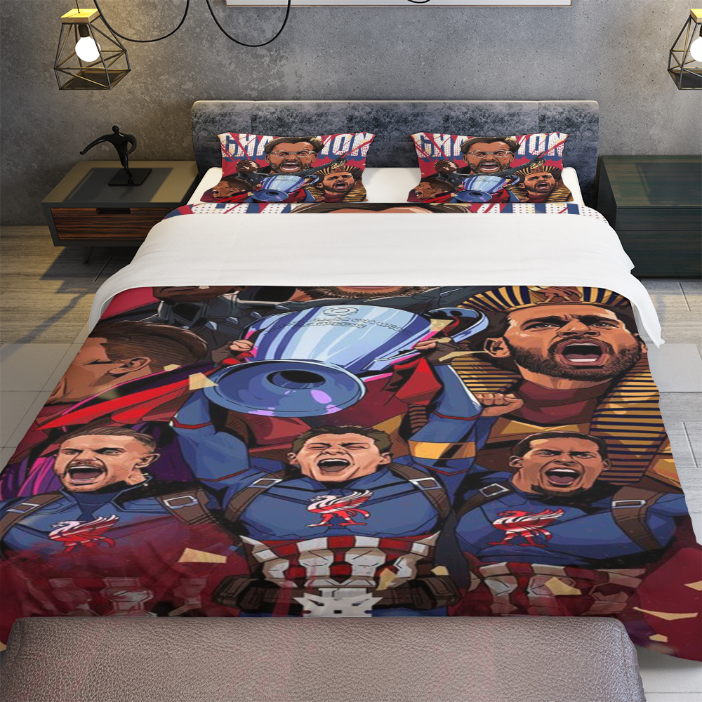 liverpool club duvet cover and pillowcase bedding set 66 liverpool club duvet cover and pillowcase bedding set 66