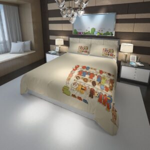 minimalism Super Mario Duvet Cover and Pillowcase Set Bedding Set scaled 1