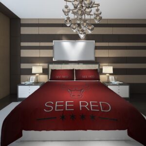 nba chicago bulls 10 NBA Basketball ize Duvet Cover and Pillowcase Set Bedding Set scaled 1